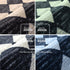 2x3 Lahome Zelie Moroccan Trellis Area Rug, Small Black Checkered Entryway Rug Non Slip Kitchen Mat, Stain Resistance
