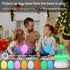 KYMELLIE 20 8 10/30/60 Dimmable, Kids Alarm Clock for Bedroom, Wake-Up Light with Sleep Sounds Noise Machine & Color