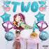 KatchOn Mermaid 2nd Birthday Decorations, Pack of 8
