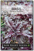 Sow Right Seeds - Purple Ruffles Basil Seeds for Planting - Non-GMO