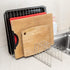 Slideep Pot Pan Lid Holder - Drying Rack and Bakeware Lid Storage Organizer for Pantry and Cabinet