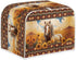 Aztec Horse Bread Toaster Cover 4 Slice, Sunflower Washable Bread Toaster Oven Dustproof Cover, Small Decorative Bread Maker Cover, Anti Fingerprint Toaster Covers, Brown