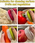 2 Pack Vegetable Scrubber Brush- Fruit and Vegetable Brushes,Vegetable Brush Scrubber for Food,Veggie Wash Brush