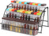 URALFA Plastic Spice Shaker Jars, Seasoning Storage Containers Set for Travel, Condiment Box, Color