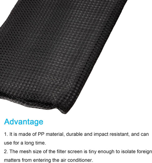 PATIKIL 47.2" x 78.7" Air Conditioner Air Filter Material, Plastic Dustproof Filtering Mesh Screen Replacement