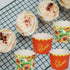BCS Harvest Theme Scalloped Baking Cups, 50-ct Muffins Cupcakes Cases Wrappers for Kitchen Party Favor Treats