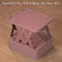 6 Closet, Shoe Rack, Tier Shoe Organizer Fake Wood Pattern, Foldable Small Shoe Storage Space Saving, Collapsible Shoe