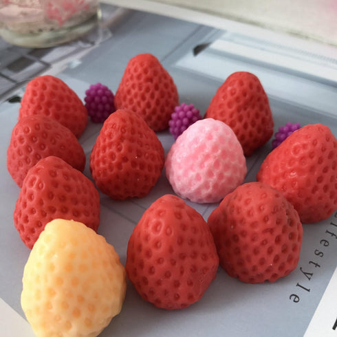 3D Full-size Strawberry Silicone Mold, Large Mold for Fondant, Cake Decorating, Chocolate, Candy