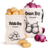 Onion Bag, Potato Bag, Vegetable Storage Bags, Reusable 8-Pound Potatoes Storage Bags