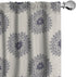 Ambesonne 2 Panel Set Oriental Curtains, Medallion Motif Floral Leafy Ornaments Window Treatments - 28" x 63", Grey
