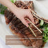 LUTER 20pcs Wooden Tongs - 5.9 Inch Disposable Cooking Utensils, Natural Mini Bamboo Tongs for Cooking and Picking Up