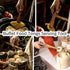 Wooden Tong, Vintage Wood Toaster Tongs, BBQ Meat Clip, Buffet Food Tongs, Kitchen Utensil for Cooking & Holding