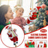 SZTLKHH 2PCS Electric Santa Climbing Rope Decoration - Funny Musical Christmas Tree Ornament, Hanging Doll Toy