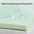 ZINUS 2 Inch Green Tea Memory Foam Mattress Topper, Smaller Convenient WonderBox Packaging, Pressure-Relieving Layers,