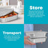 10 Pack 8x8 Disposable Aluminum Pans With Lids - Foil Pans for Cooking, Baking Cakes, Roasting & Homemade Breads