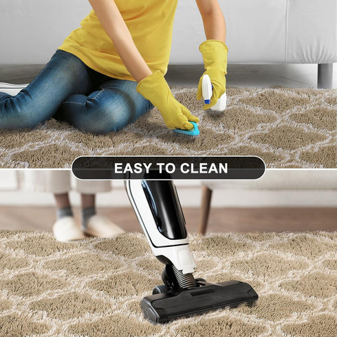 5x7 Puremy Shag Area Rug Feet Extra Soft Rugs for Living Room, High Pile Indoor Carpet for Bedroom, Kids Room, Nursery