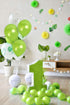 Treasures Gifted Metallic Lime Green Balloons, 100 Pack, 12 Inch Latex Neon Party Supplies