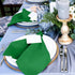 ANECO 12 Pieces Satin Napkins, Soft Square Dinner Napkins 17 x 17 Inches for Weddings, Parties, Decorations (Forest