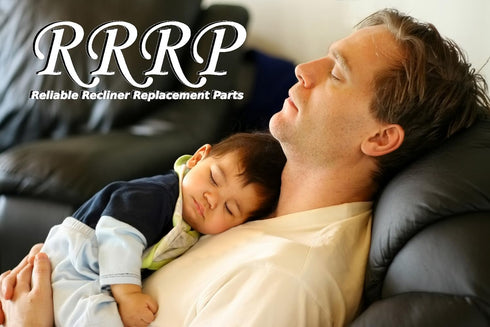Reliable Recliner Replacement Parts Small Oval Black Plastic Pull Handle, Fits 3mm & 6mm Cables