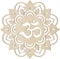 Fourth Level MFG 12" Sacred Om Wood Wall Art - Sacred Geometry Mandala, Zen Home Decoration for Yoga and Meditation