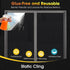 Coavas Blackout Window Film - UV Heat Blocking Privacy Film for Room Darkening, Static Cling, 17.5" W x 78.7" L