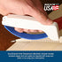 AccuSharp Knife & Tool Sharpener, Hand-Held Tungsten Carbide Tool, Restores & Sharpens Knives, White & Blue