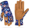 Womens Leather Gardening Gloves, Thorn Proof Working Gloves for Digging, Planting, Pruning - No Stab