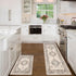 Pauwer Anti Fatigue Kitchen Mat Set of 2, Non Slip Cushioned Kitchen Rugs, Waterproof PVC Foam Runner