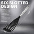 Zulay Kitchen Premium Fish Spatula: Stainless Steel Slotted Turner, Non-Stick & Easy to Clean, Perfect for Cooking