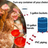 8pack (8) Large Poultry Waterer, Professional Chicken Water Cups for Poultry LANARP Float Style Gravity Chicken