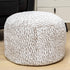 Asuprui Pouf Ottoman Unstuffed Ottoman Foot Rest No Filler Soft Fur Foot