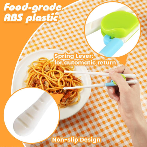 Kids Chopsticks, 2 Pairs Training Chopsticks for Toddler Beginners Learning and Practice