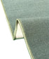Kapaqua Solid Color Runner Rug, Non Slip Rubber Backing, Custom Length for Hallway Stair Kitchen Living Room, Hunter