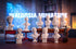 Waldosia Great Composers Bust Statuette Set with Artemis and Michelangelo's David Figurines