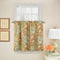 Waverly Spring Bling Modern Farmhouse Floral Rod Pocket Tier Pair, 52" x 36", Vapor
