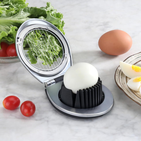 New Star Foodservice 42634 Heavy Duty Egg Slicer, 3 Slicing Styles (Hand Wash Only)