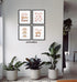 4pcs 8x10 Inches Little Babe Cave Happy Little Soul Boho Nursery Poster Prints for Kids Baby Girls Room Playroom