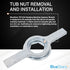 BlueStars Ultra Durable TB123A Washing Machine Spanner Wrench, Replacement Part for Maytag, GE, Whirlpool