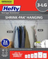 Hefty Shrink-Pak Vacuum Storage Bags, Space Saver for Under Bed Storage, 3 Large Hanging Vacuum Bags