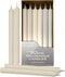 Hyoola 10 Inch Dinner Candles, 12 Pack, Wool White Tall Unscented Rustic Long Burning Candle Sticks
