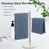 Hand Towel Holder, F-Shape Stand with Marble Base, Stainless Steel Swivel Hand Towel Rack for Bathroom Kitchen