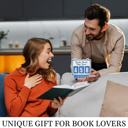 Counter, Counter Books Read This Year Book Sign for Reading Challenge, Books Read Tracker, Bookish Gifts for Book
