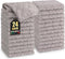 Homaxy 24 Pack Kitchen Dish Cloths (10 x 10 Inches, Grey), Super