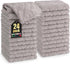 Homaxy 24 Pack Kitchen Dish Cloths (10 x 10 Inches, Grey), Super
