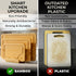 Set 3 (Set 3 Bamboo Cutting Board of - Thick & Durable Wood Cutting Boards with Deep Juice Grooves & Build-in Handles