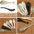 Tioncy Set of 12 Japanese Retro Style Tableware, 6 Pcs Asian Soup Spoons, 6 Pcs Ramen Spoons, 3.8 Inch Rice Spoon