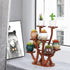 9 Tiers Small Windowsill Plant Shelf Indoor,Bamboo Succulent Plant Stand for Desk,Multi-Layered Tabletop Plant Holder