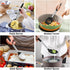 TeamFar 5 PCS Cooking Utensils Set, Silicone Kitchen Tools with Stainless Steel Handle for Nonstick Cookware