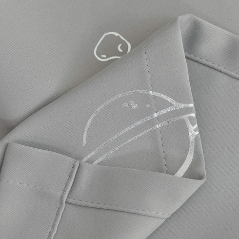 84 Inches Grommet Set 2 Vangao Grey Kids Curtains for Boys Bedroom Space Theme Blackout Curtains for Kids Nursery Girls