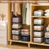 Closet 4-Tier Closet Closet 30022416) Stackable Organizers and Storage Baskets, Shelf Organizer , Space-Saving Clothes